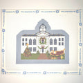Oxford Courthouse Christmas Village Canvas