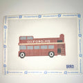 Double Decker Bus Canvas