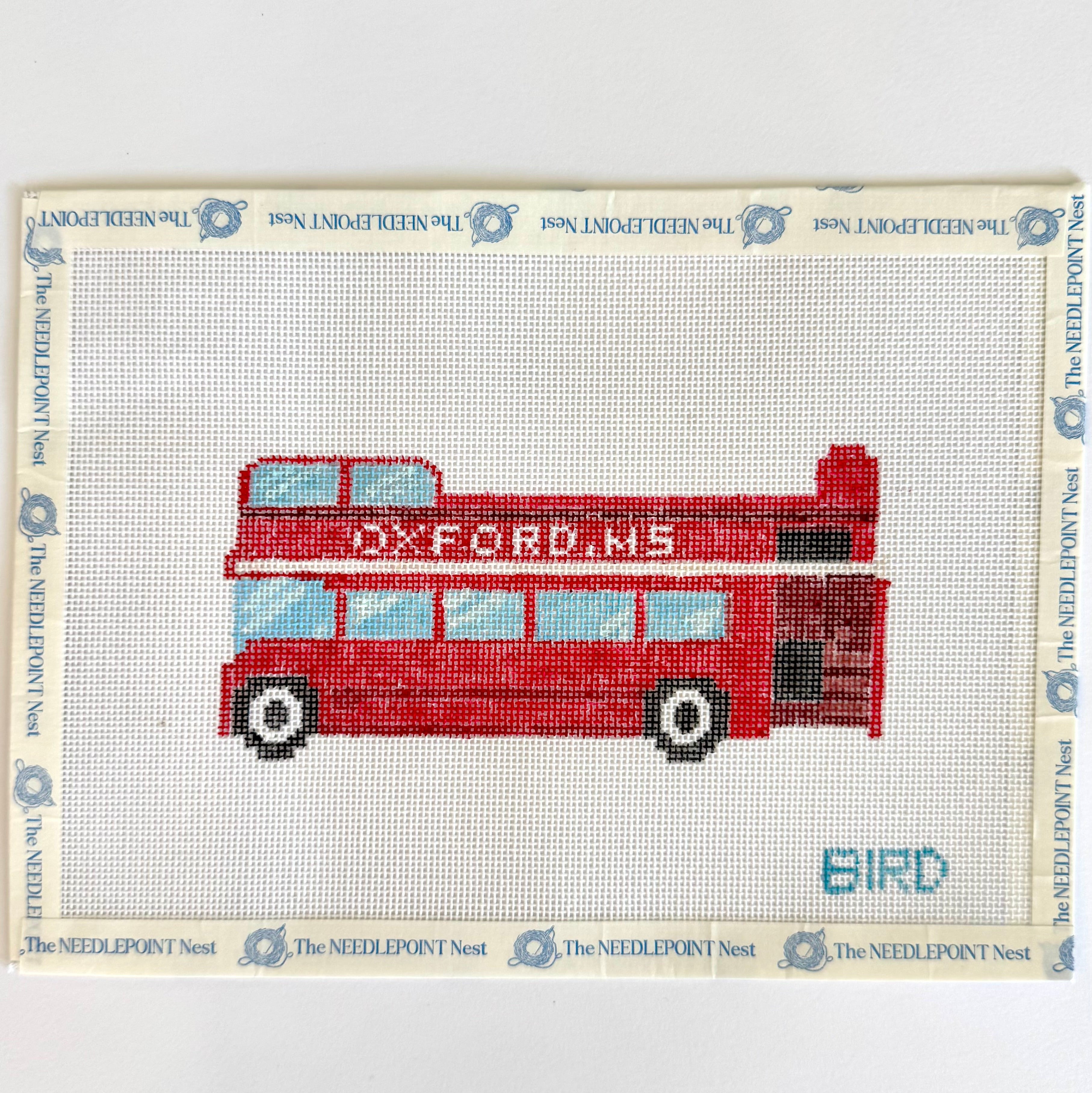 Double Decker Bus Canvas