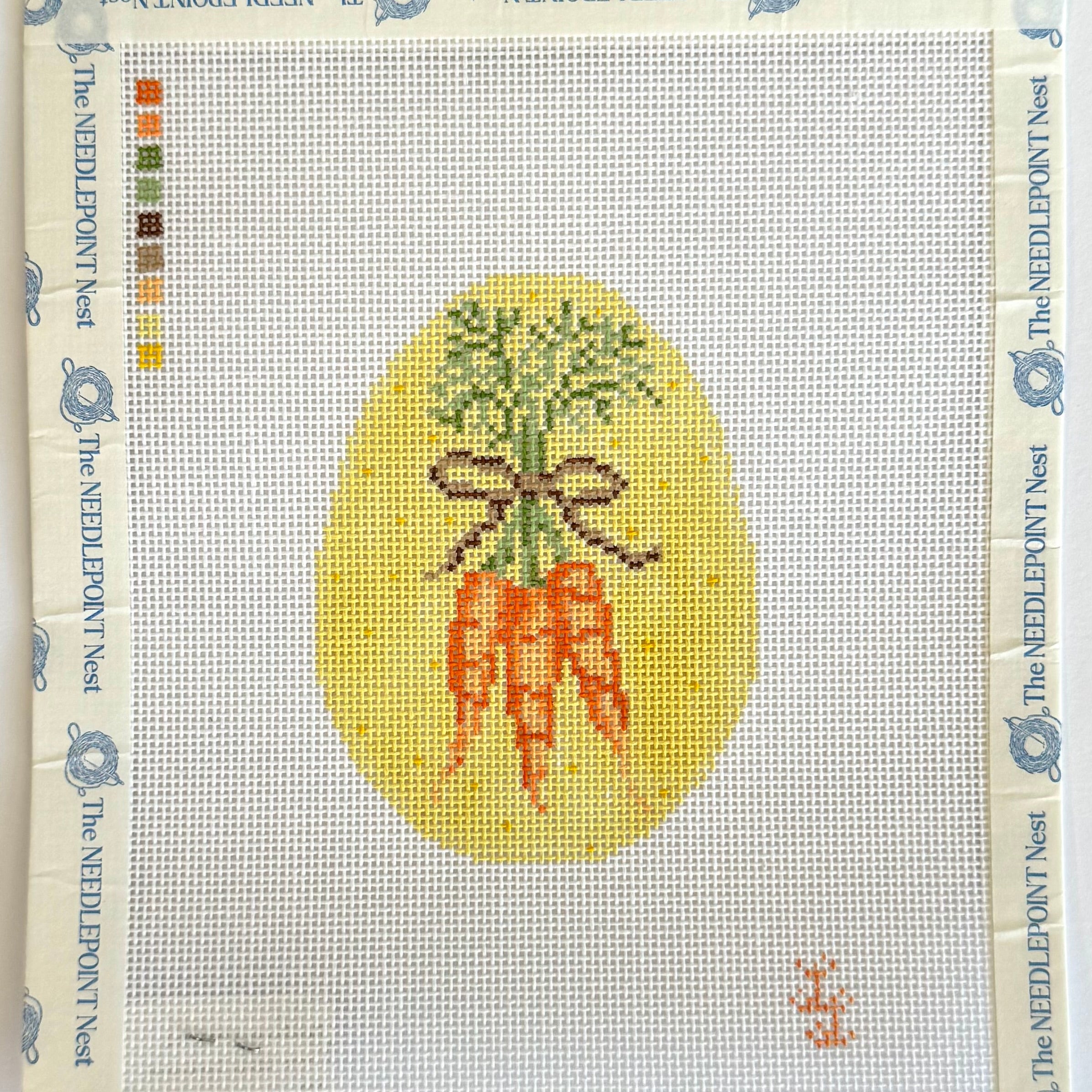 Carrot Easter Egg Canvas