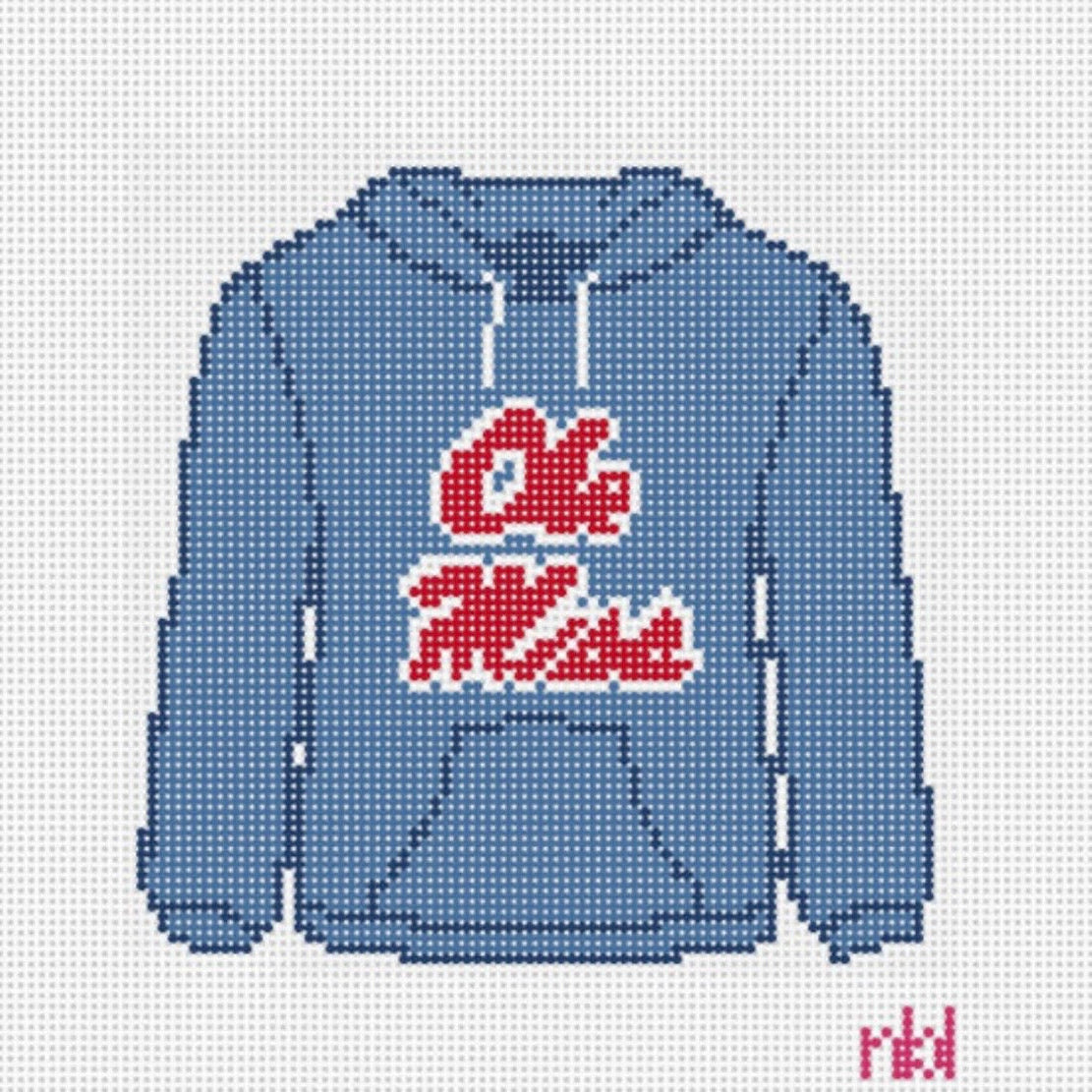 Ole Miss Blue Hoodie