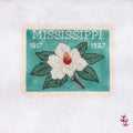 Mississippi Stamp Canvas