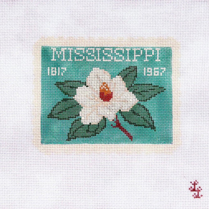 Mississippi Stamp Canvas