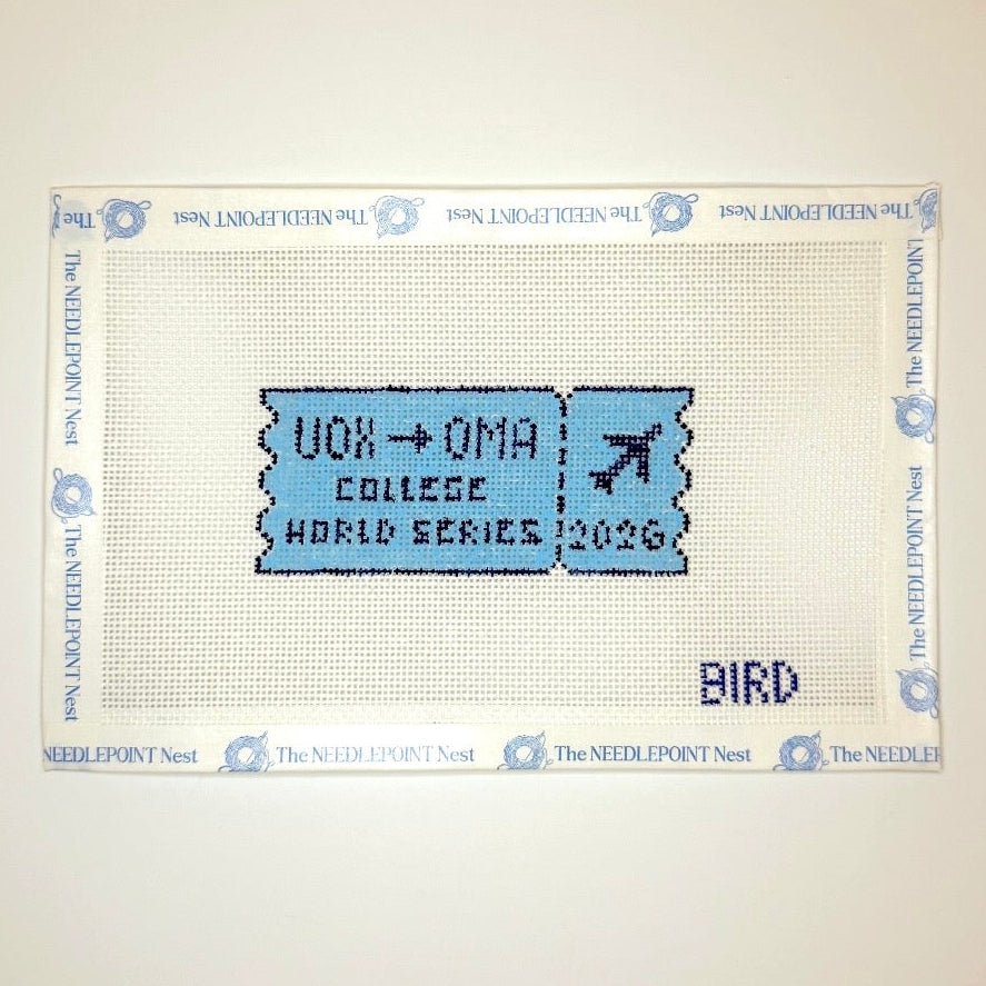 Ticket to Omaha Canvas