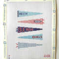 Ole Miss Pennant Flag Canvas