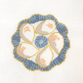 Blue Oyster Plate Canvas